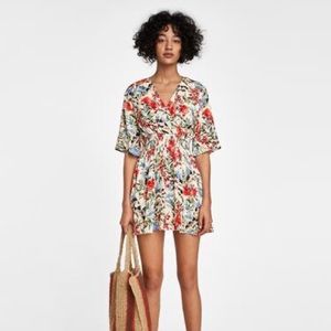 Zara Floral Print Dress